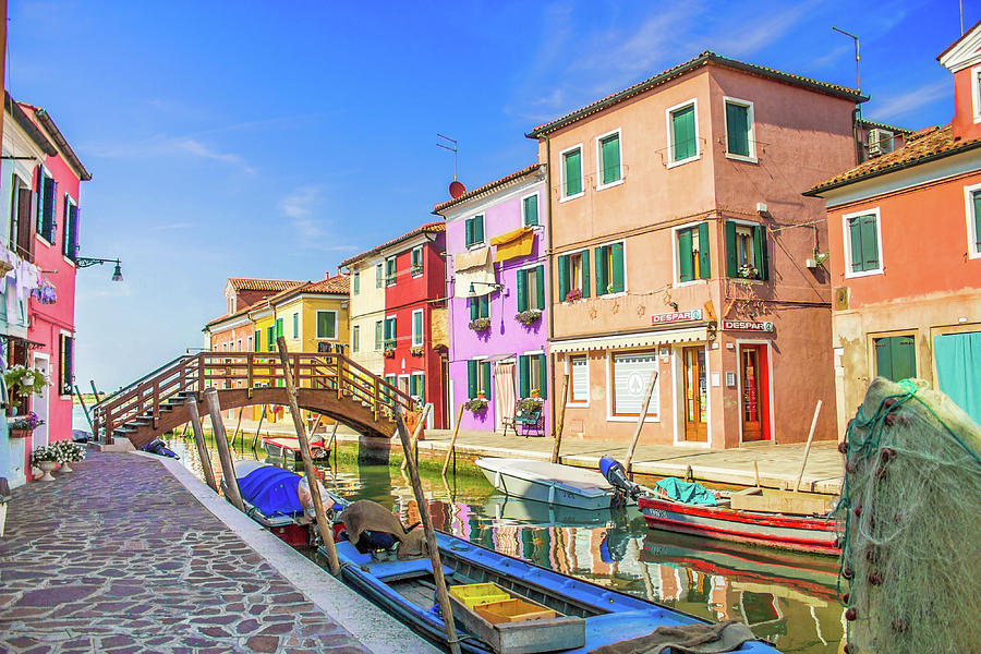 Colorful Burano Photograph by Lisa Lemmons-Powers