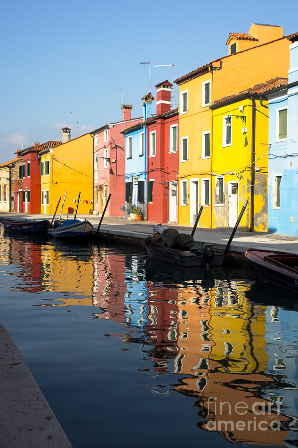 Colorful Burano Photograph by Prints of Italy