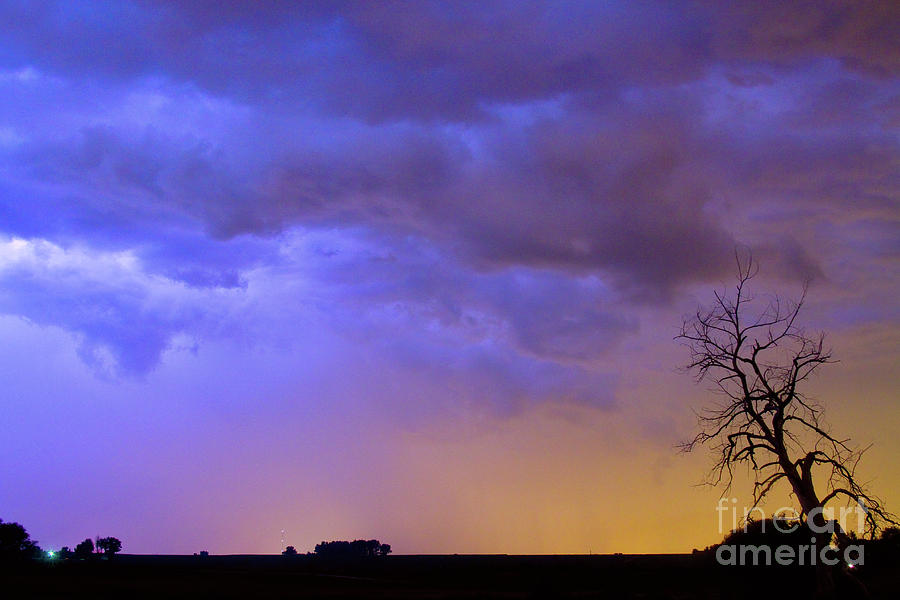 Colorful C2C Lightning Country Landscape Photograph by James BO Insogna