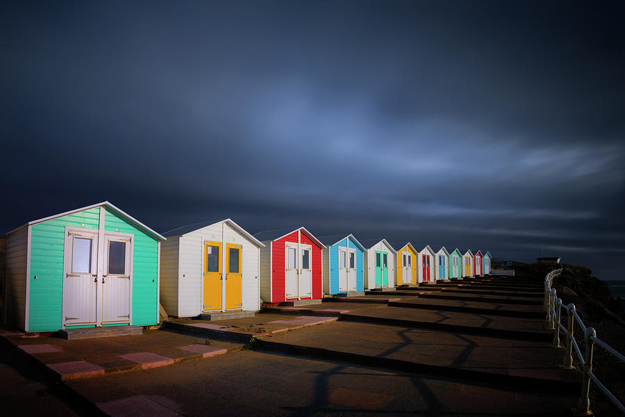 Colorful Cabins Photograph by Dominique Dubied
