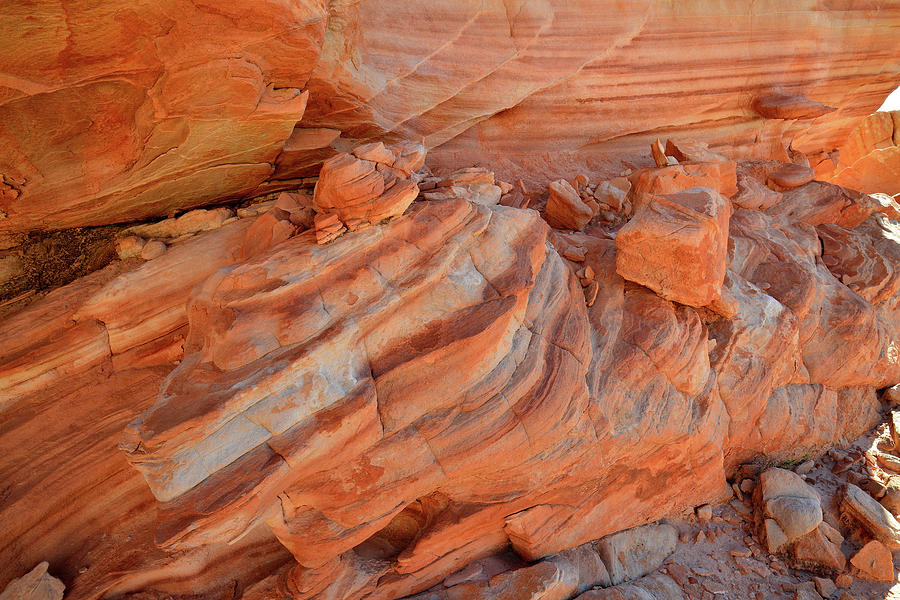 Colorful Canyon Walls in Valley of Fire Photograph by Ray Mathis