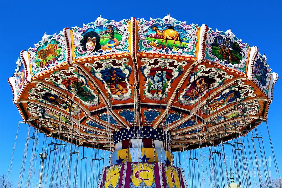 Colorful Carnival Ride Photograph by Carol Groenen