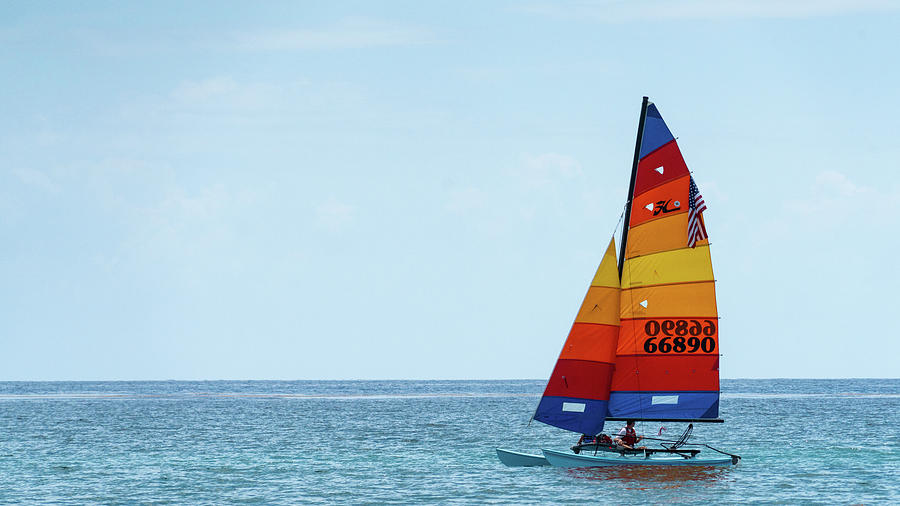 Colorful Catamaran 5 Delray Beach Florida Photograph by Lawrence S Richardson Jr