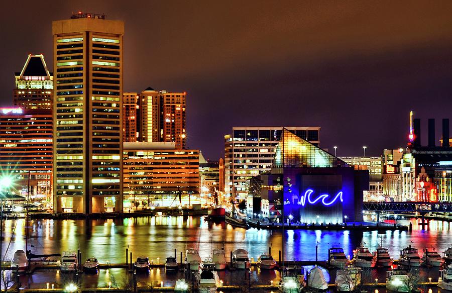 Baltimore Photograph - Colorful Charm City by La Dolce Vita