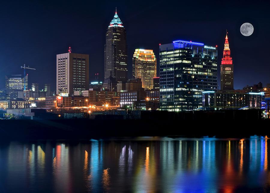 Cleveland Photograph - Colorful Cleveland by Frozen in Time Fine Art Photography