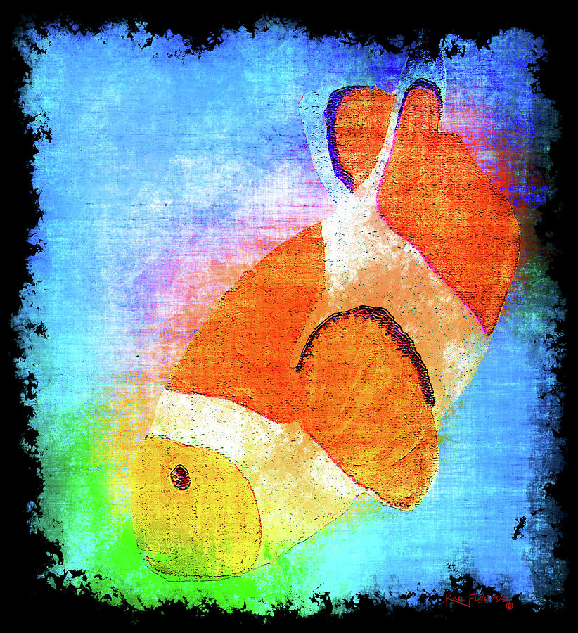 Colorful Clownfish Painting by Ken Figurski