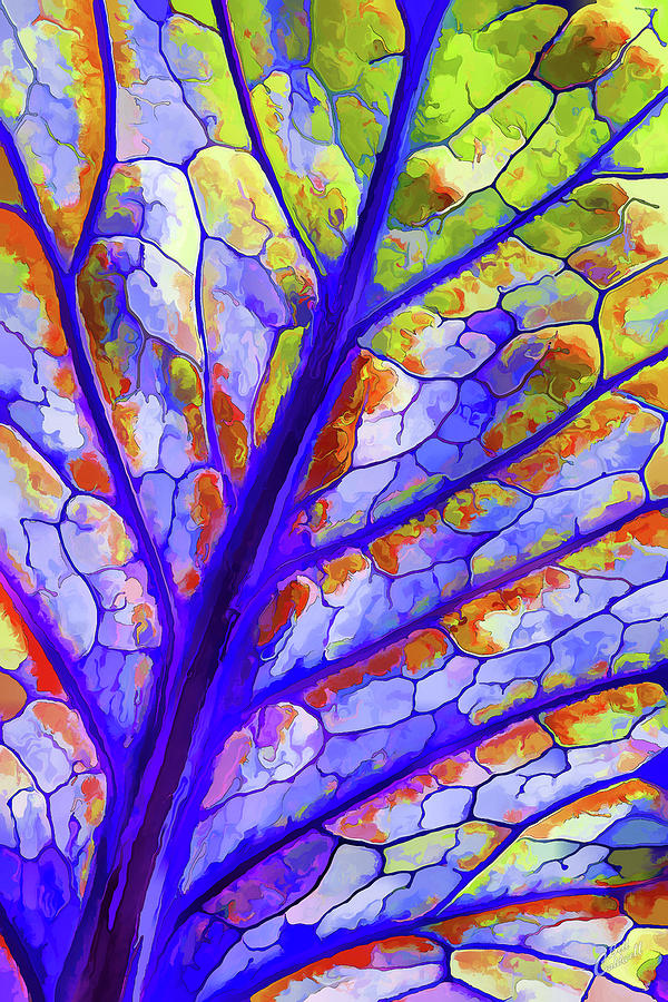 Colorful Coleus Abstract 6 Digital Art by ABeautifulSky Photography by Bill Caldwell