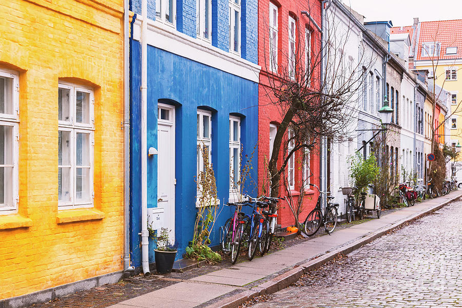 Colorful Copenhagen street Photograph by Sophie McAulay