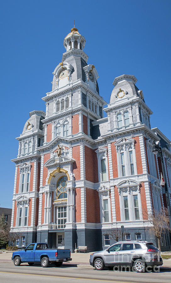 Colorful County Courthouse Photograph