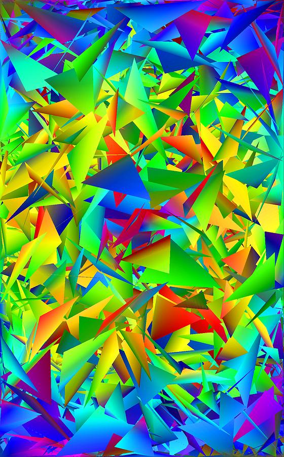 Colorful Crash 1 Digital Art by Chris Butler