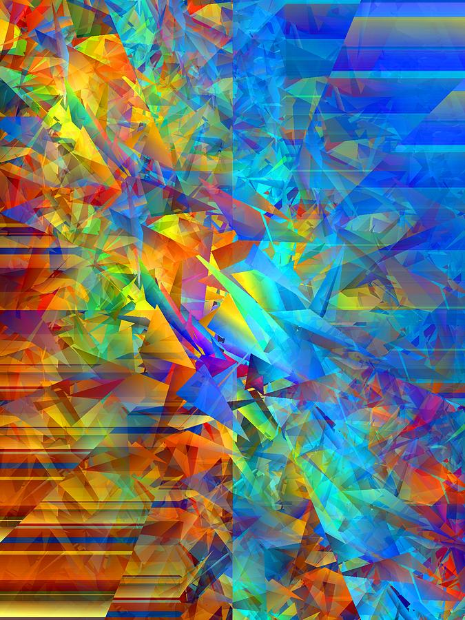 Colorful Crash 12 Digital Art by Chris Butler