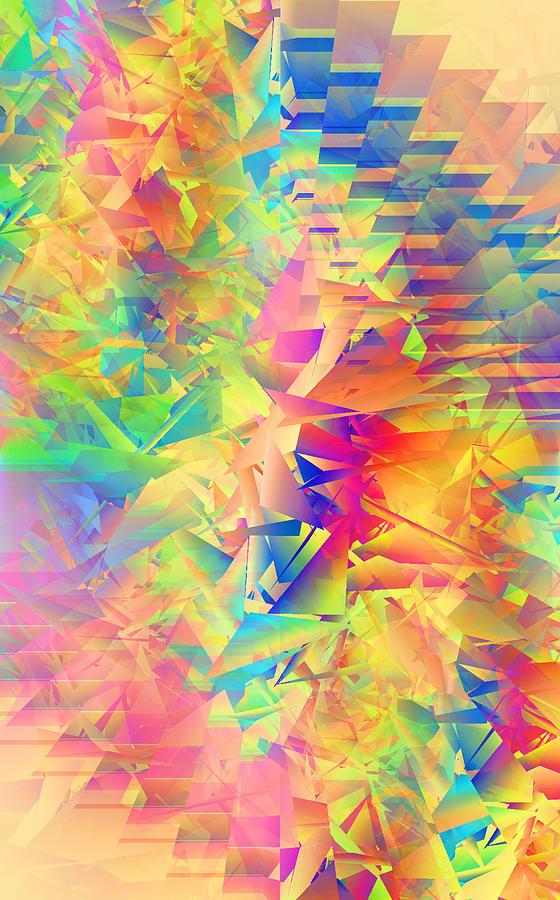 Colorful Crash 2 Digital Art by Chris Butler