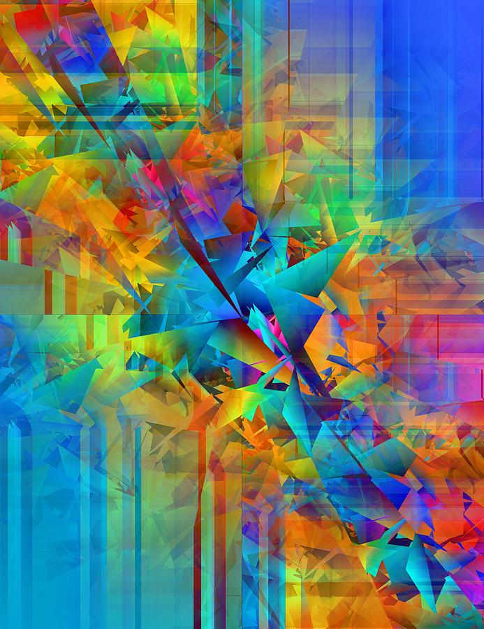 Colorful Crash 8 Digital Art by Chris Butler