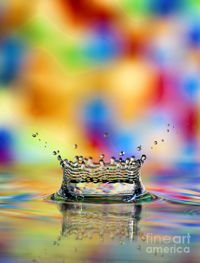 Abstract Photograph - Colorful Crown by Darren Fisher