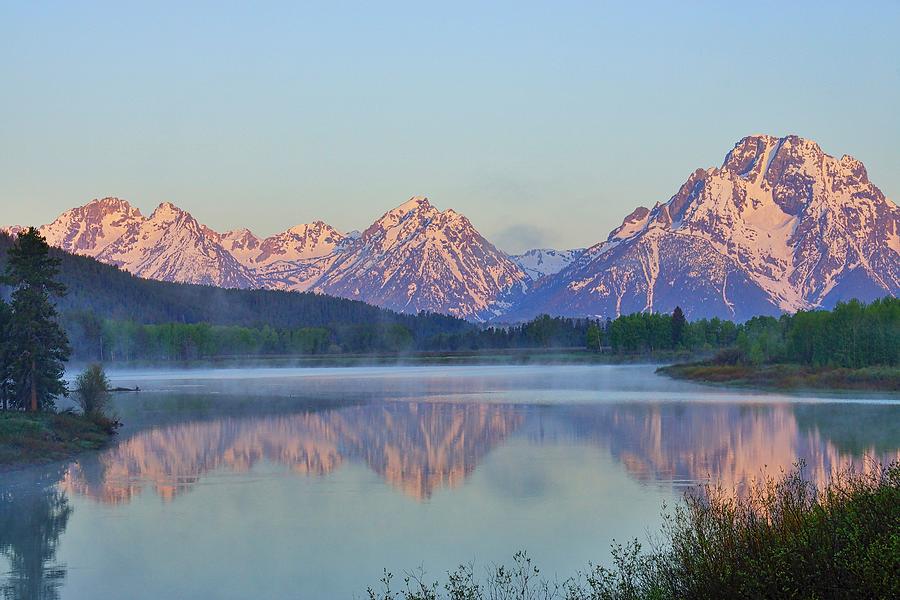 Grand Teton National Park Photograph - Colorful Dawn by Steve Luther