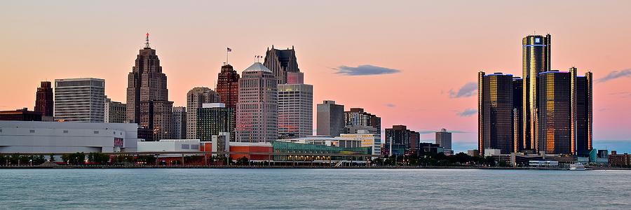 Colorful Detroit Skies Photograph by Frozen in Time Fine Art Photography