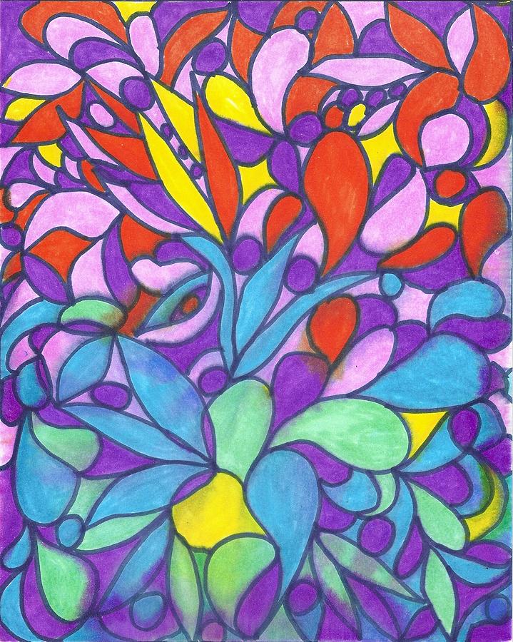 Colorful Dream I Mixed Media by Wayne Potrafka