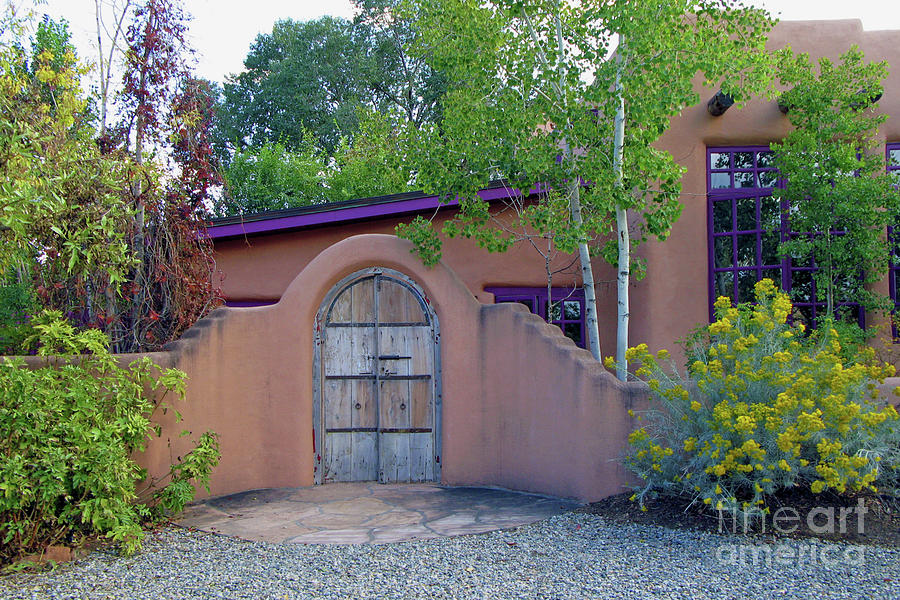 Taos Colorful Dwelling Photograph by Nieves Nitta