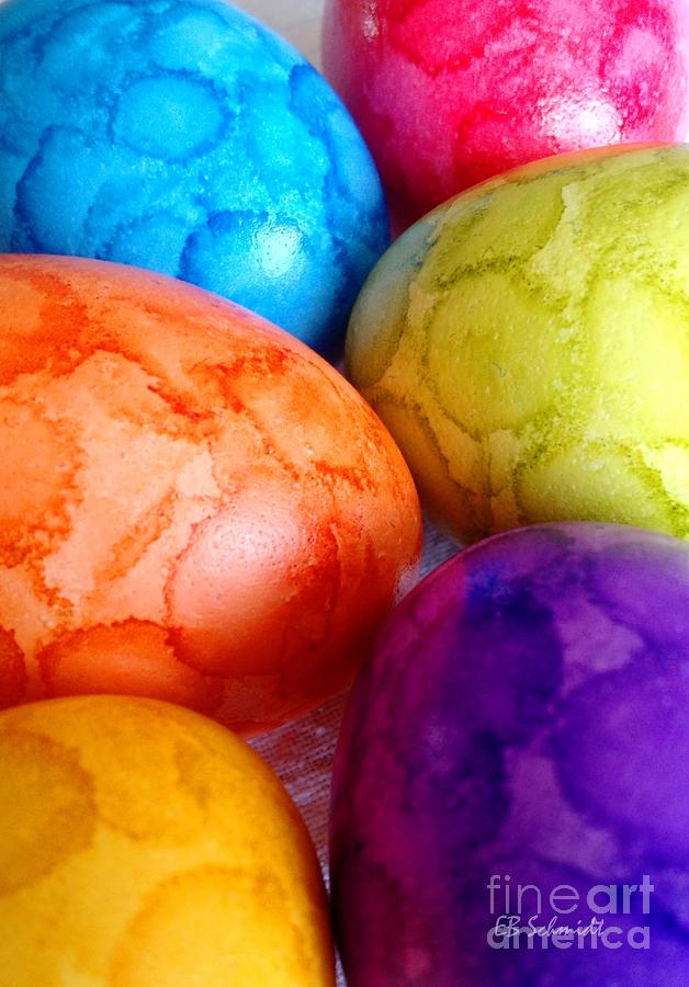 Colorful Easter Eggs Photograph by E B Schmidt