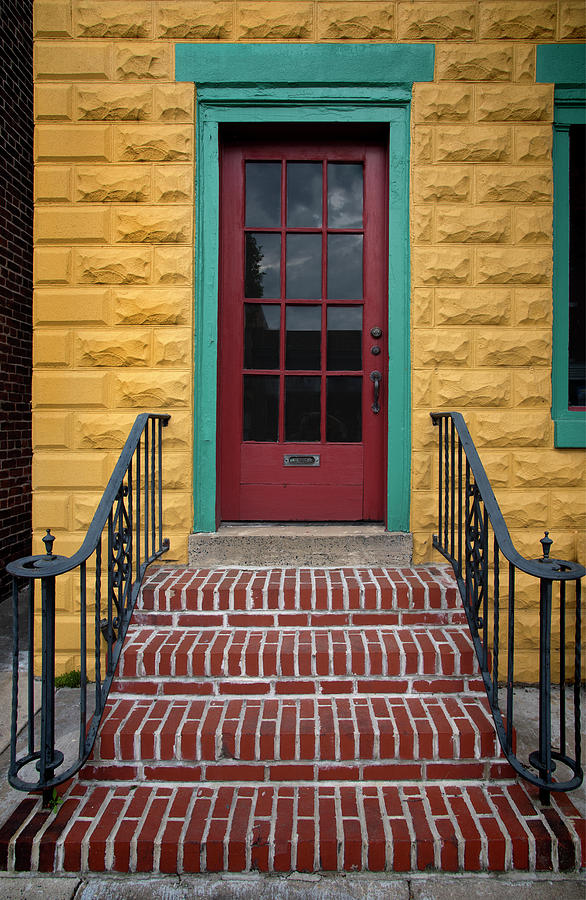 Door Photograph - Colorful Entry by Murray Bloom