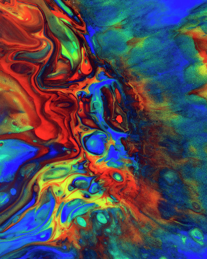 Colorful explosion Photograph by Jaroslaw Blaminsky