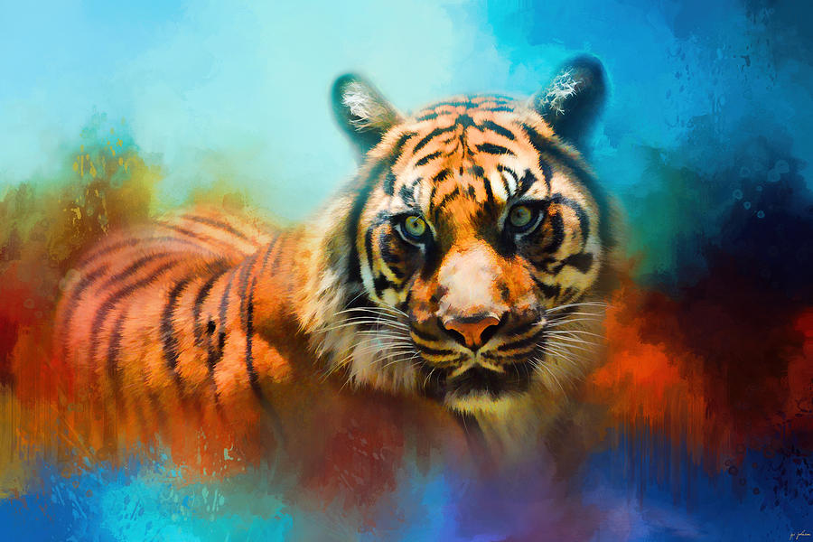 Colorful Expressions Tiger 2 Photograph by Jai Johnson