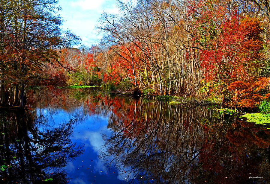 Colorful Fall Reflections 011 Photograph by George Bostian