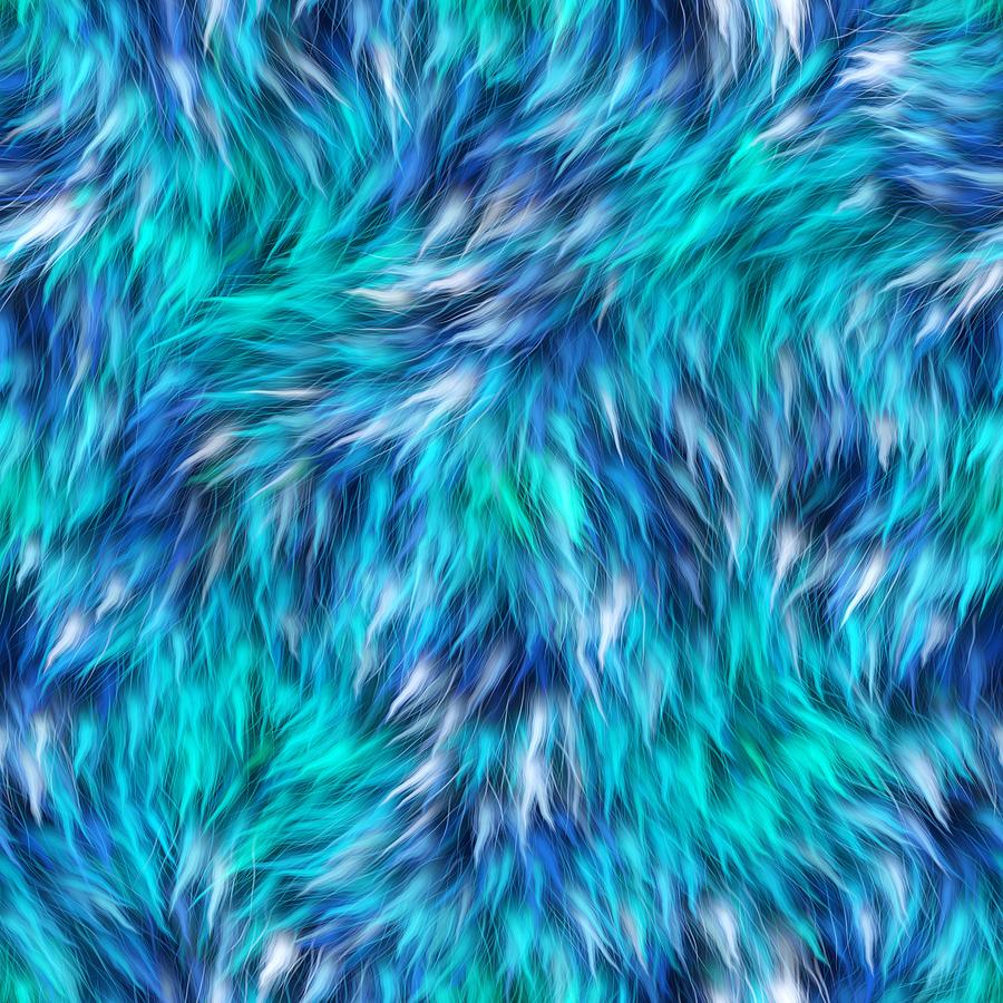 Colorful Faux Fur Abstract 1_0008_Square Digital Art by RiaL Treasures ...