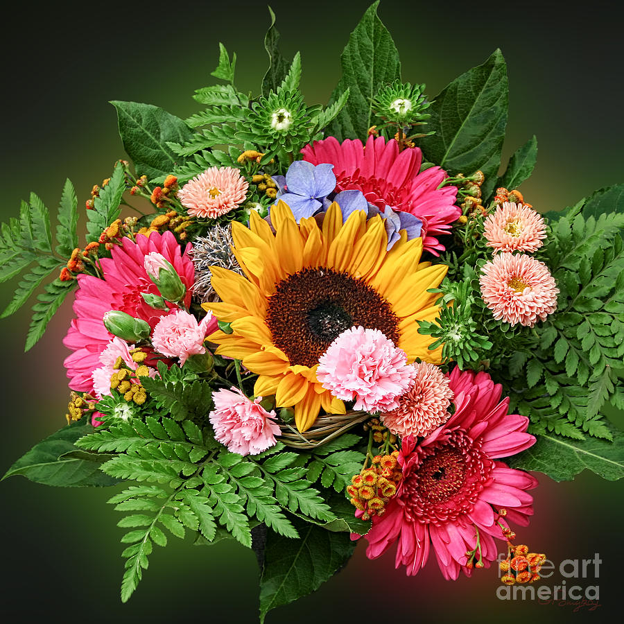Colorful Flower Arrangement Photograph by Gabriele Pomykaj