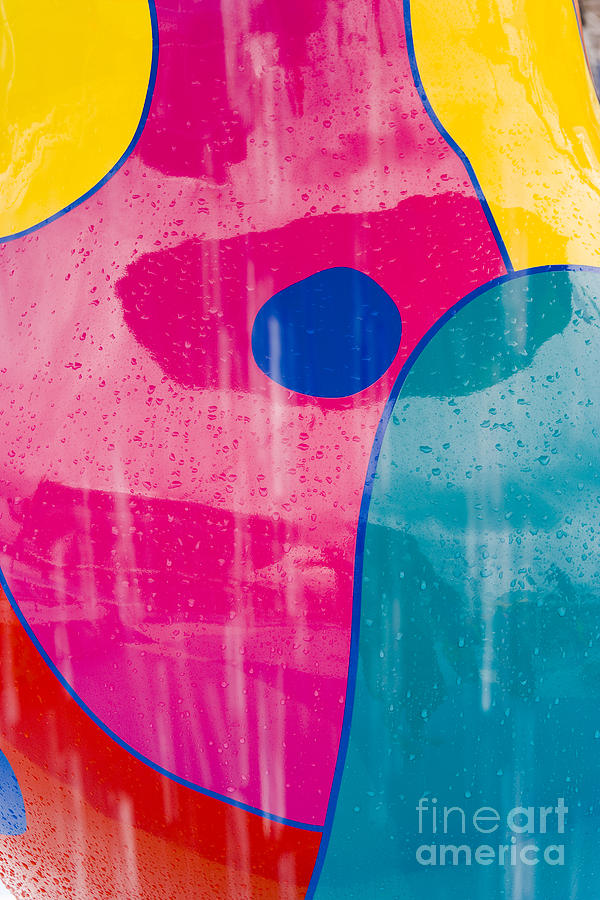 Colorful Fountain Photograph by Juan Silva