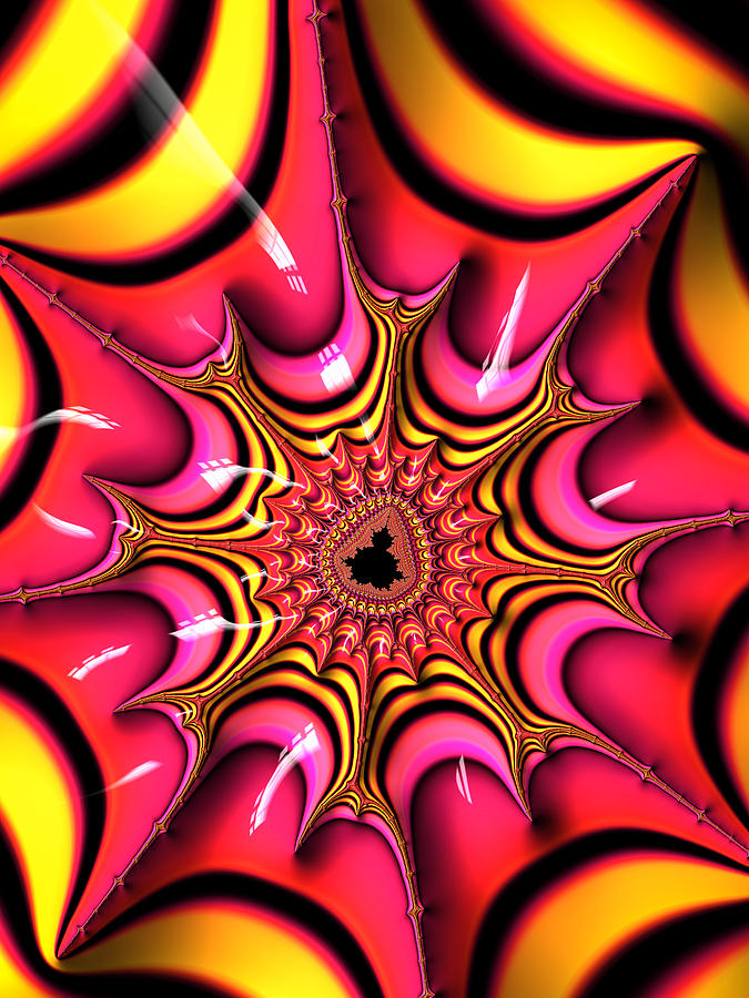 Colorful Fractal Art with candy-colors Digital Art by Matthias Hauser