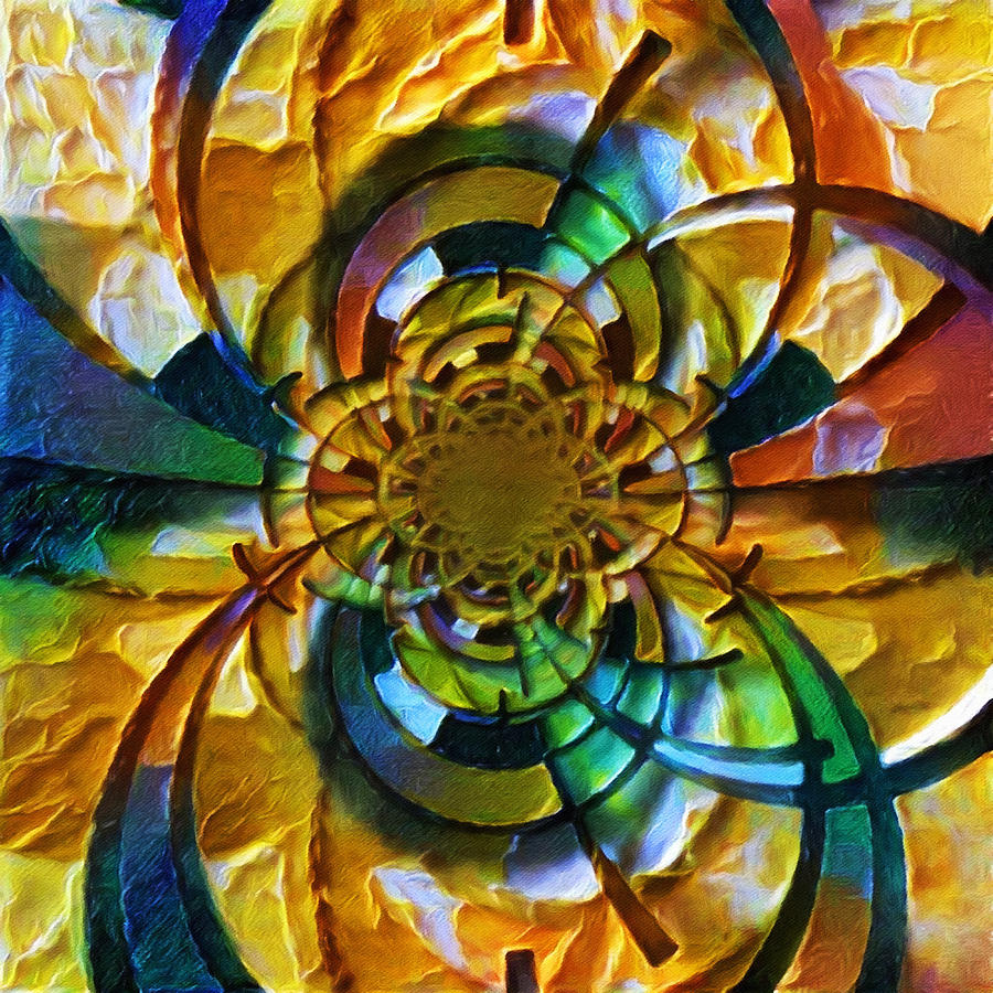 Colorful Fractal Digital Art by Bruce Rolff