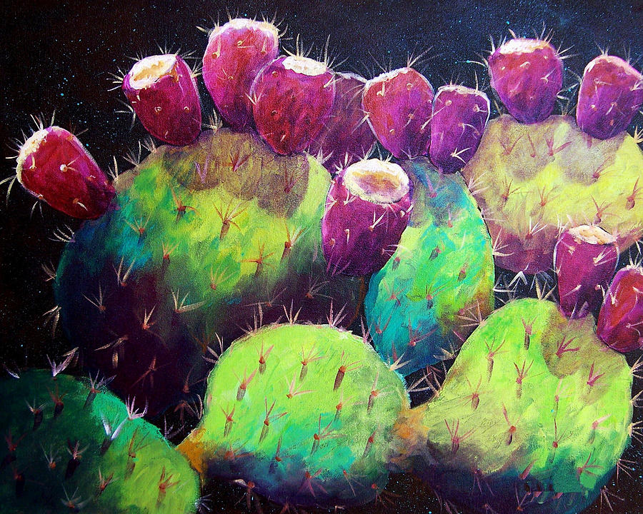 Desert Painting - Colorful Fruit by Candy Mayer