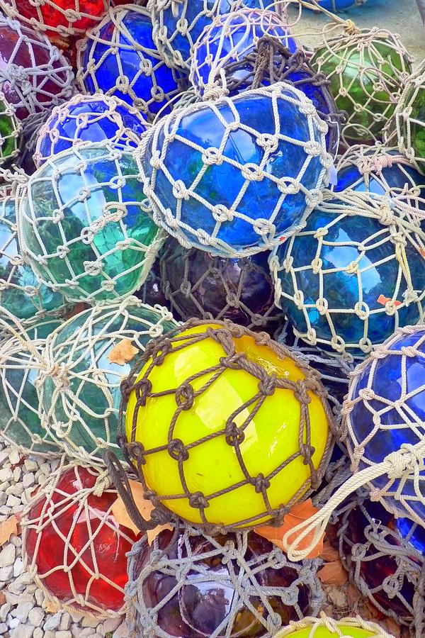 Colorful Glass Balls Photograph by Carla Parris