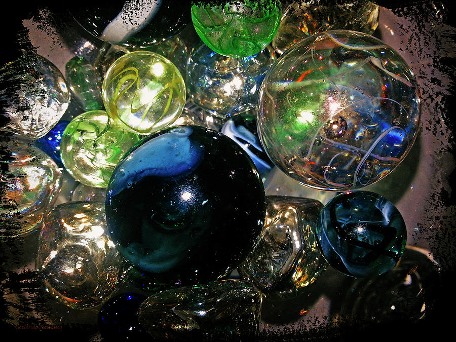 Colorful Glass Marbles Photograph by Gerlinde Keating - Galleria GK Keating Associates Inc