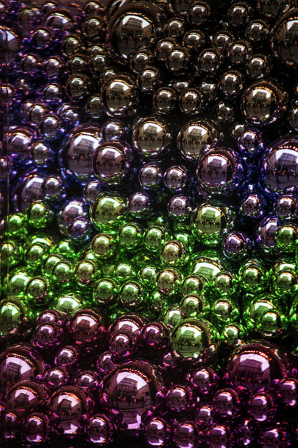 Colorful Glittering Christmas Balls Photograph by Jenny Rainbow