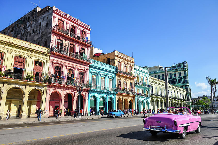 Colorful Havana Photograph by Joel Thai