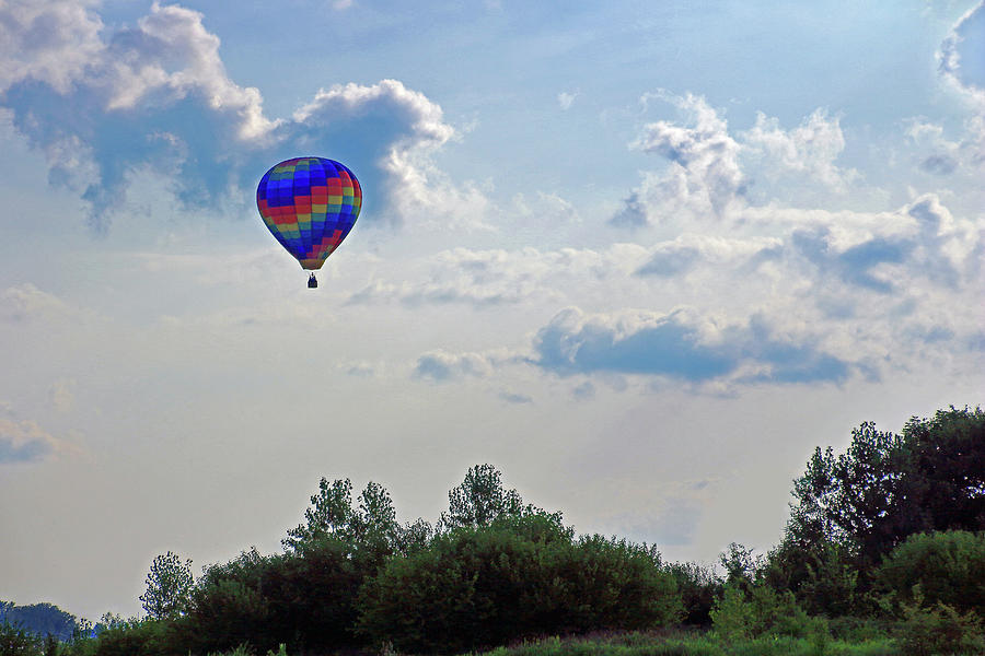 Colorful Hot Air Balloon Photograph by Angela Murdock