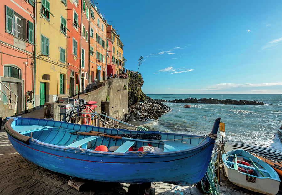 Italy Boat Photography, Cinque Terre Boat Photograph