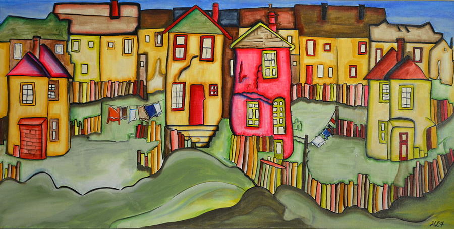 Colorful Houses by Heather Lovat Fraser