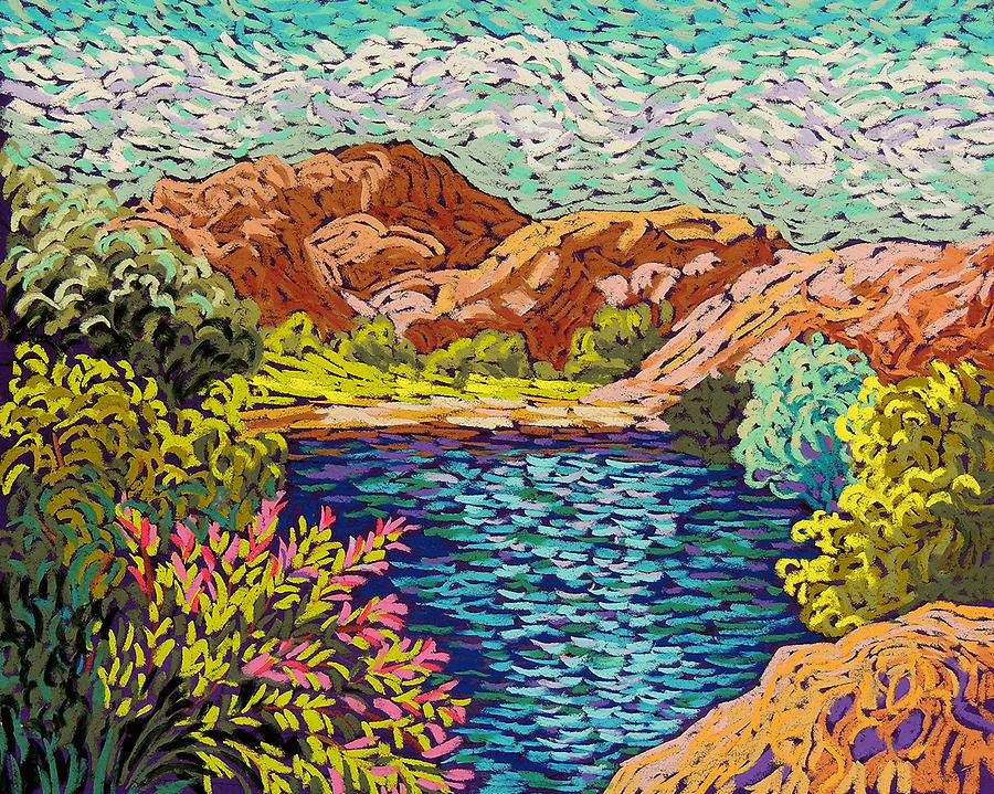Colorful Hueco Tanks Pastel by Candy Mayer