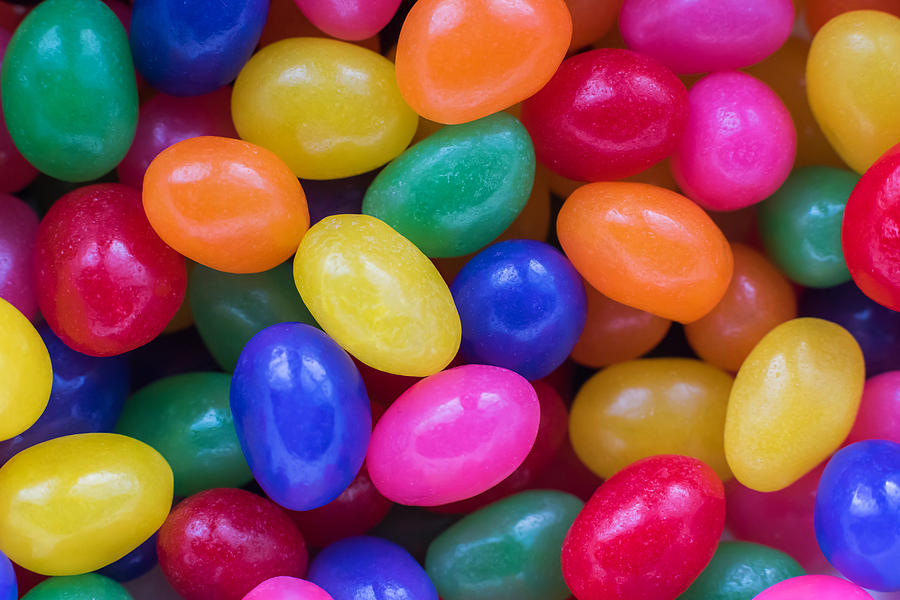 Colorful Jelly Beans Photograph by Terry DeLuco
