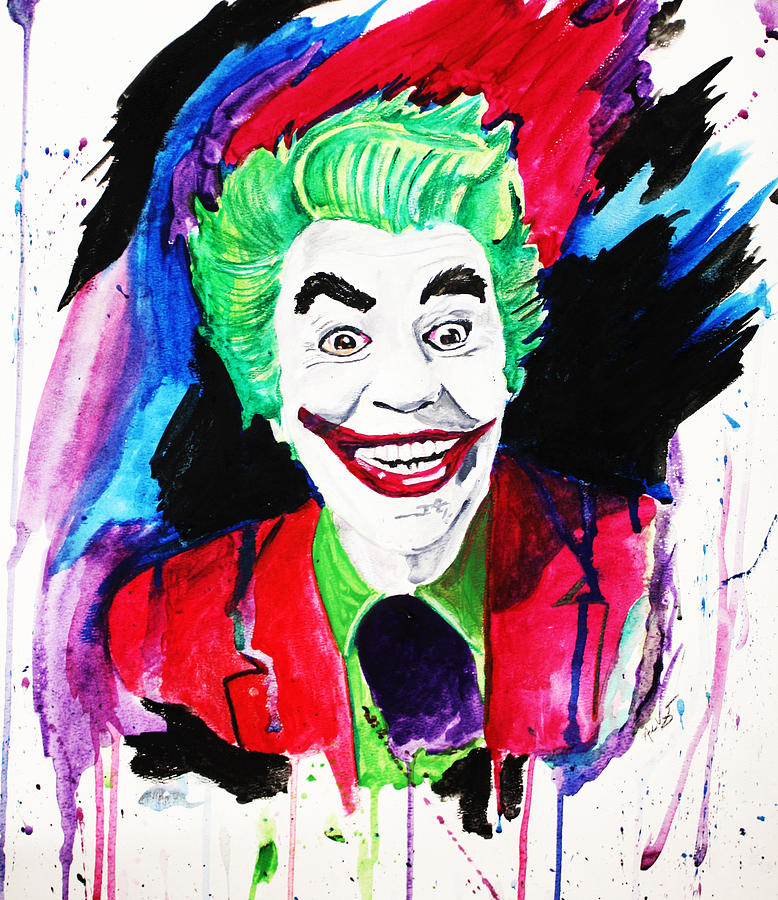 Colorful Joker Painting by Nick Vogt Fine Art America