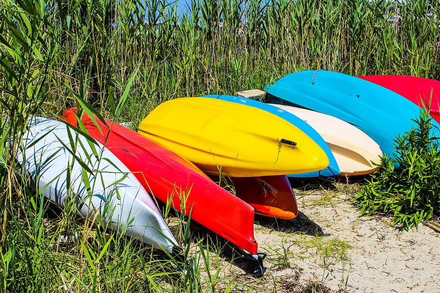 Colorful Kayaks Photograph by Colleen Kammerer