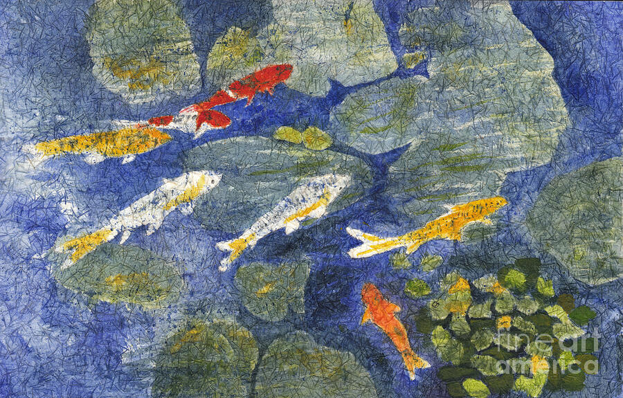 Colorful Koi Painting