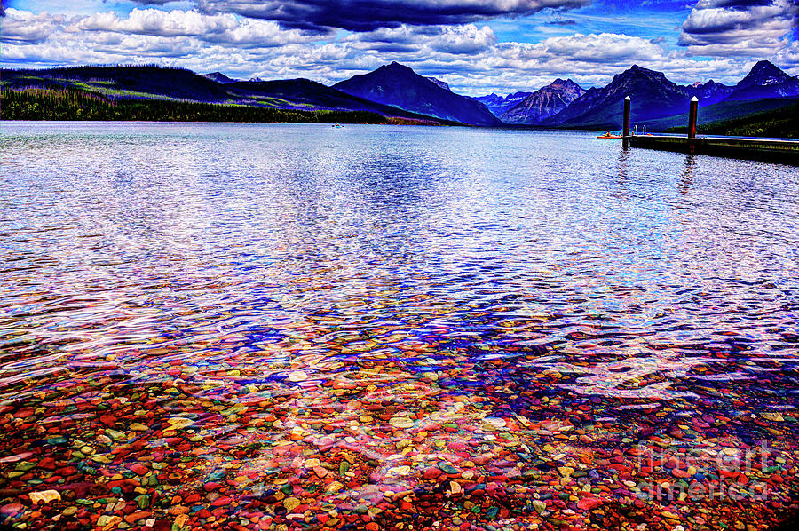 Colorful Lake McDonald Photograph by Jean Hutchison