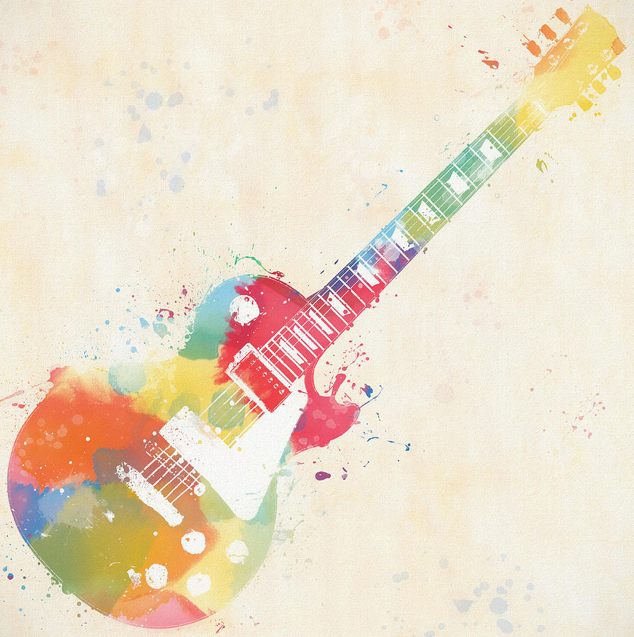 Colorful Les Paul by Dan Sproul Colorful Les Paul by Dan Sproul