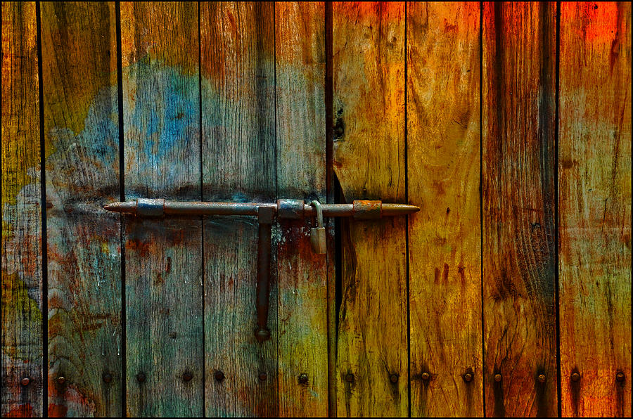 Colorful lock Photograph by Ricardo Dominguez