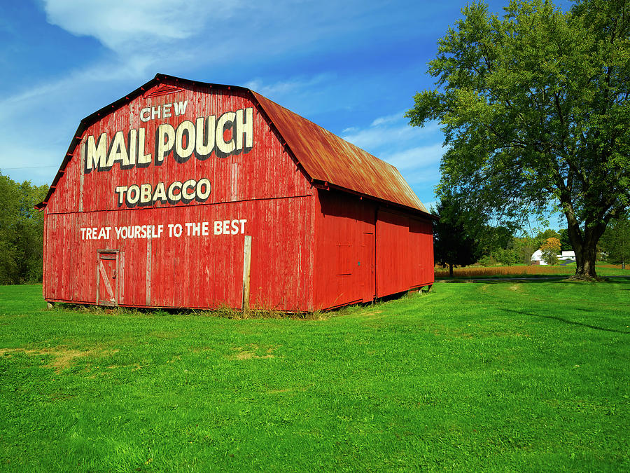 Colorful Mail Pouch Tobacco Barn Photograph by Mountain Dreams Pixels