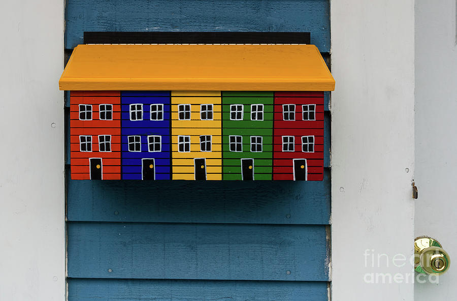 Colorful mailbox Photograph by Les Palenik